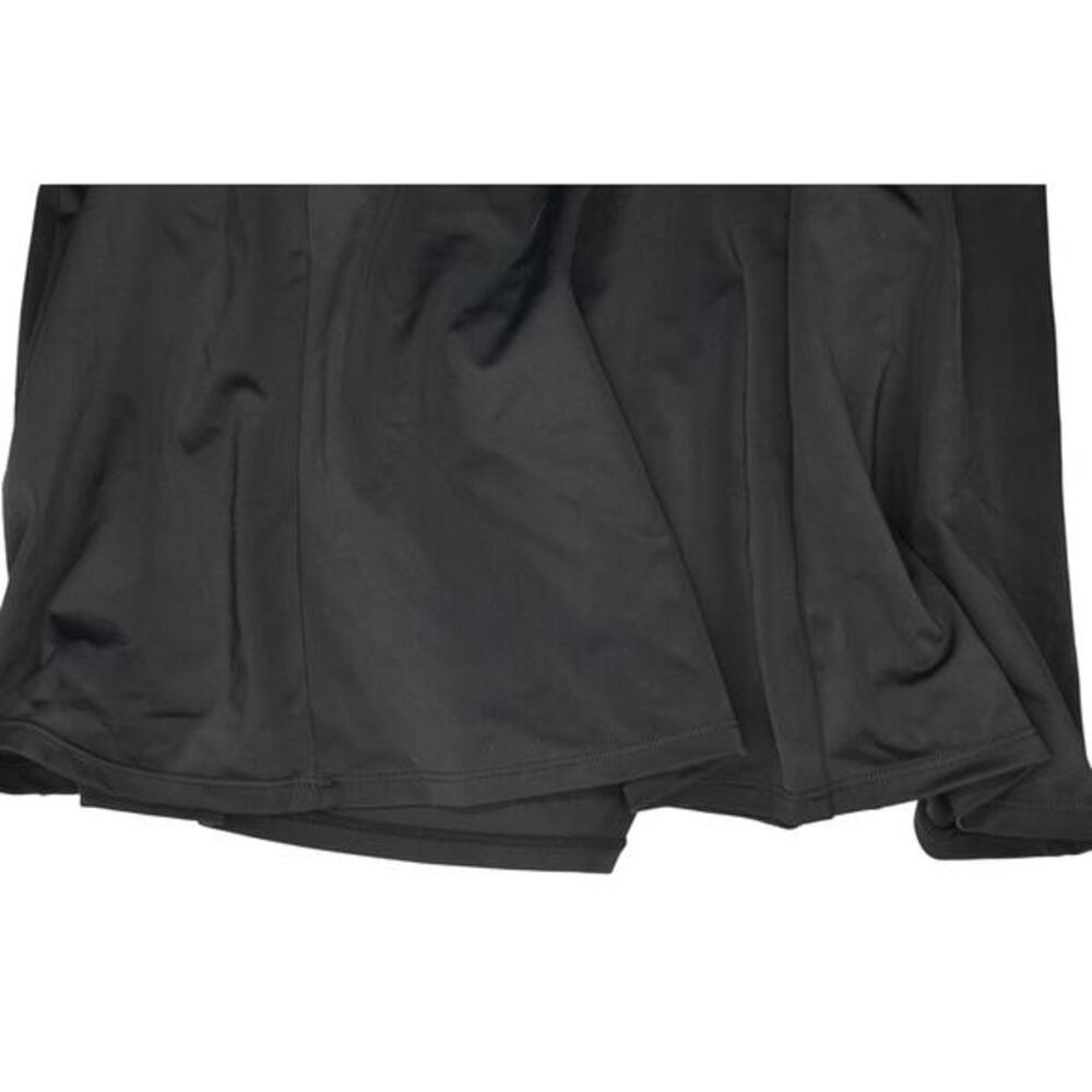 Swim Solutions Women's Plus Black Empire-Waist Swimdress In Black - Picture 5 of 7